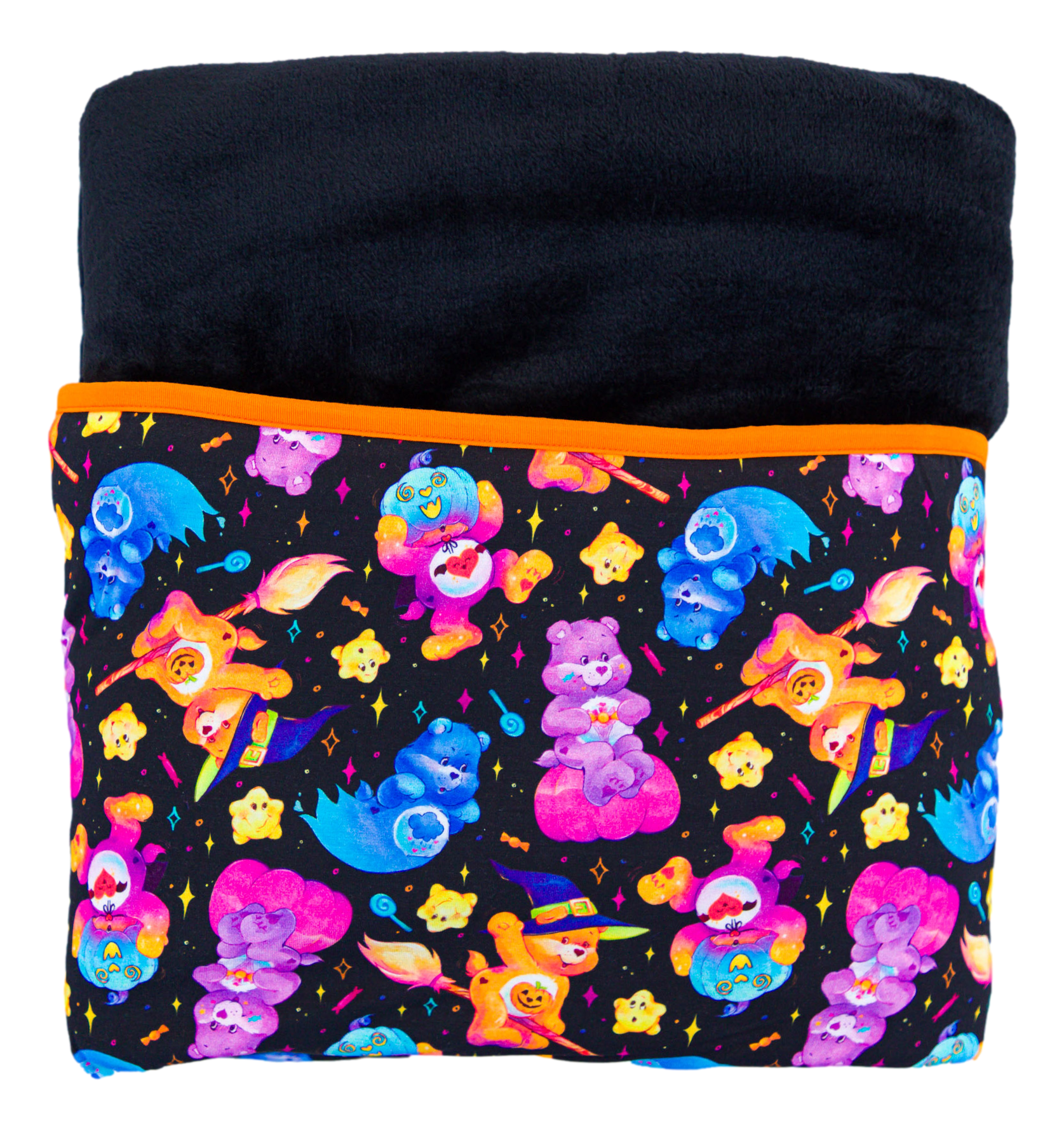 Birdie Bean Care Bears Spooky Cute Bamboo Viscose Plush Toddler Birdie Blanket