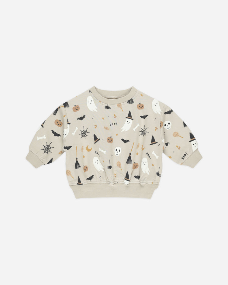 Relaxed Fleece Sweatshirt In Halloween from Quincy Mae