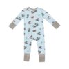 Mush Puppies Bamboo Viscose Zipper Romper from Angel Dear