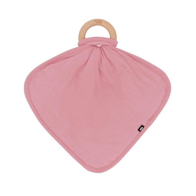 Lovey in Apple Blossom with Removable Teething Ring made by Kyte BABY