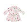 Angel Dear Golf Club In Pink Bamboo Viscose Long Sleeve Polo Bodysuit Dress