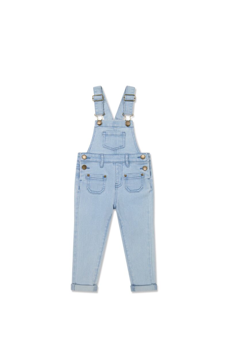 Arlo Twill Overall in Washed Denim  from Jamie Kay