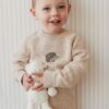 Jamie Kay Ethan Jumper in Oatmeal Marle Hedgehog 