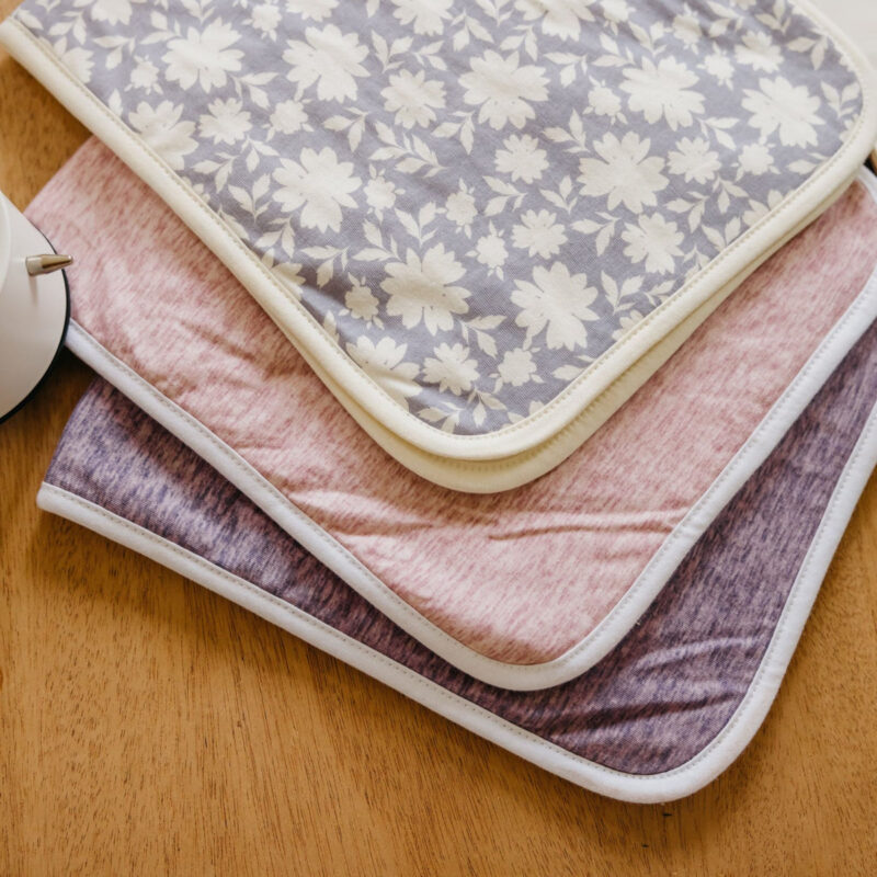 Lacie Burp Cloth Set 3-Pack from Copper Pearl