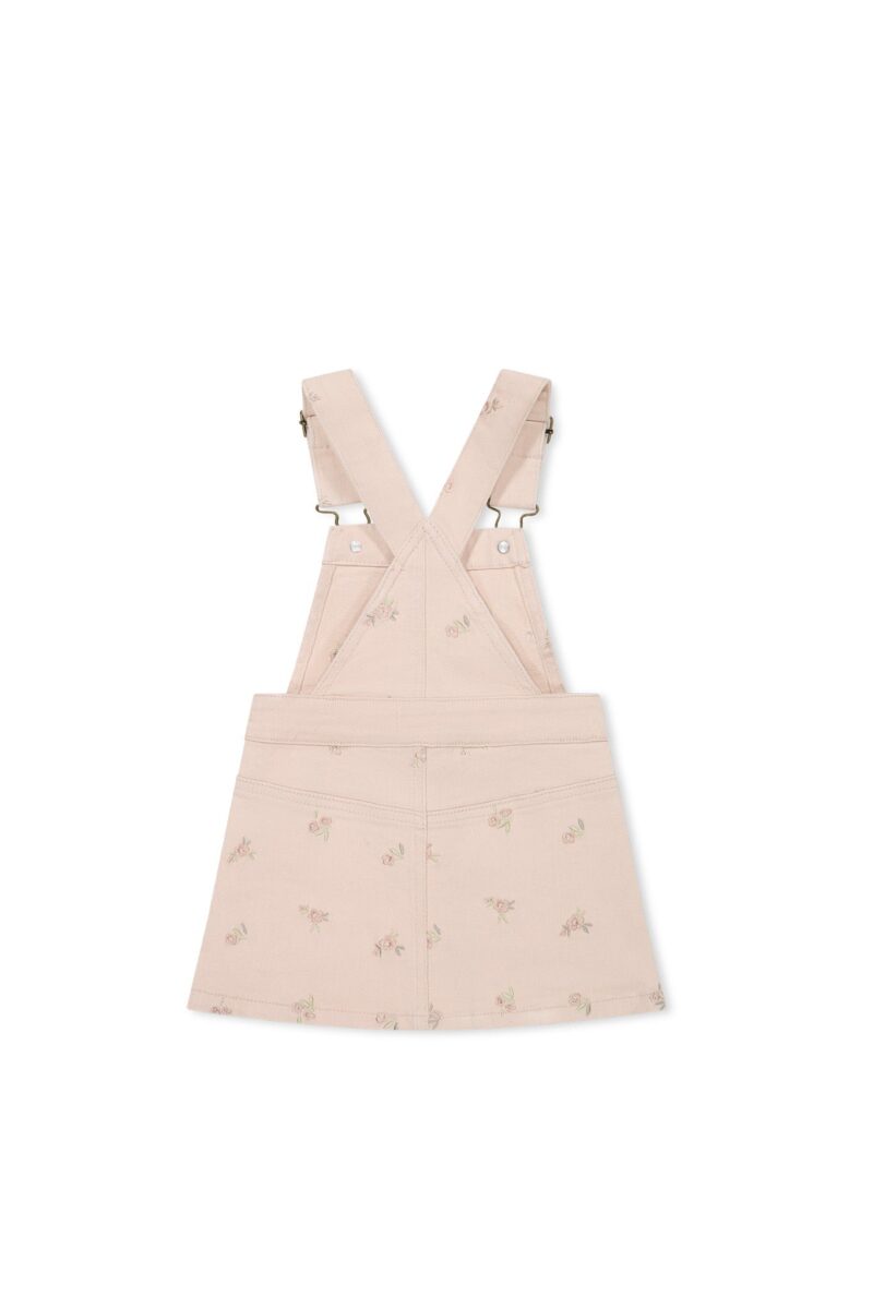 Vintage Overall Dress in Goldie Embroidery  from Jamie Kay