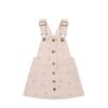 Jamie Kay Vintage Overall Dress in Goldie Embroidery 
