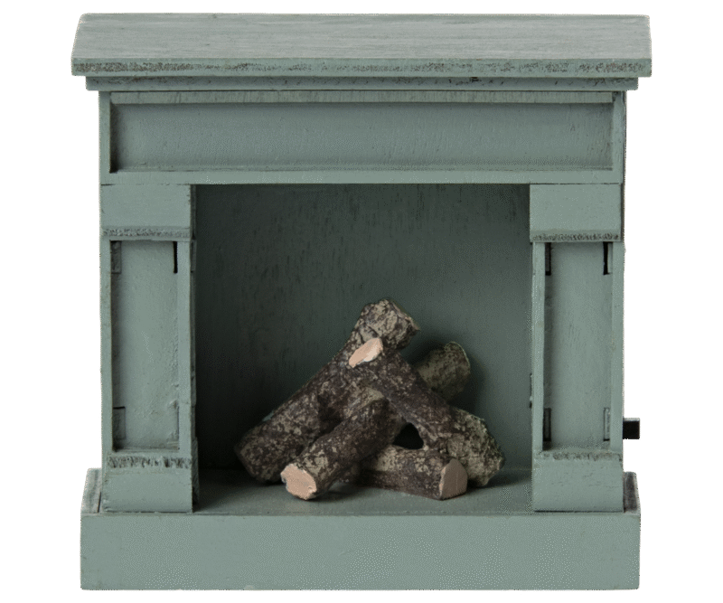 Fireplace in Blue for Mouse from Maileg