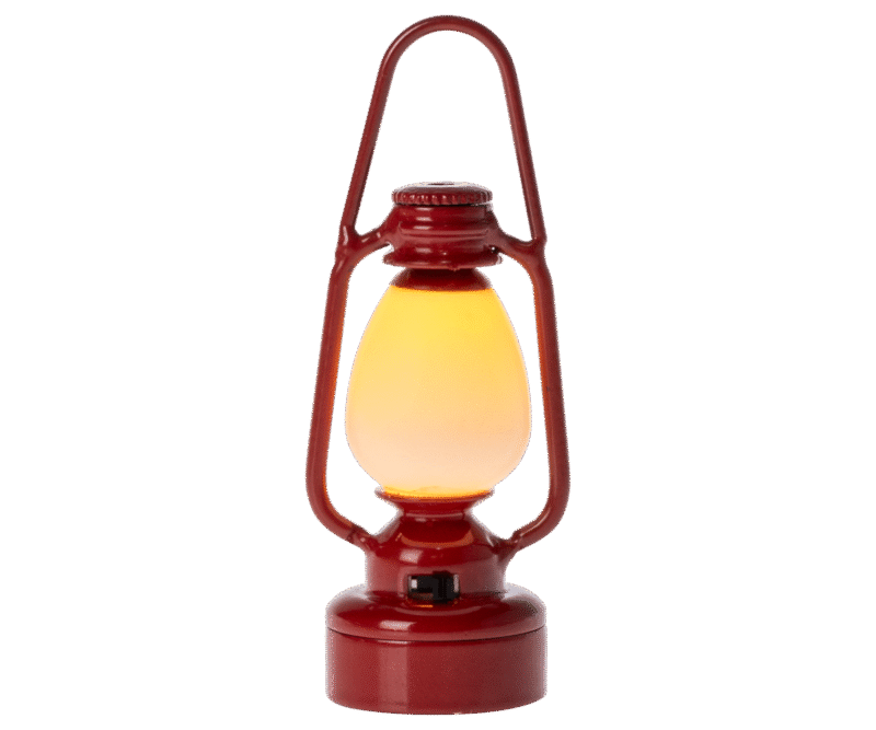 Vintage Lantern in Red for Mouse from Maileg