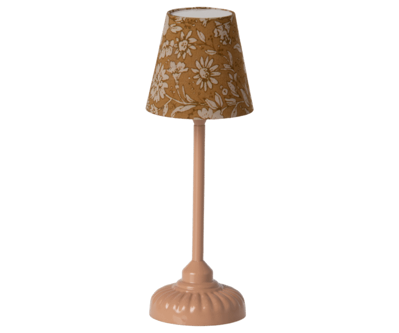 Maileg Vintage Floor Lamp in Dark Powder for Mouse