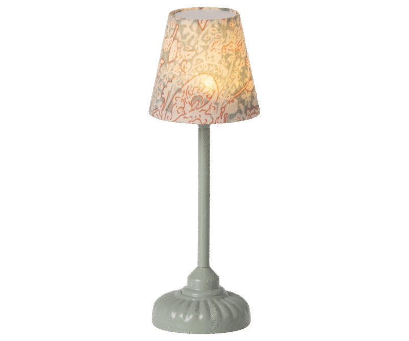 Vintage Floor Lamp in Mint for Mouse from Maileg