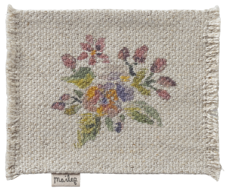 Maileg Rug with Flowers Small