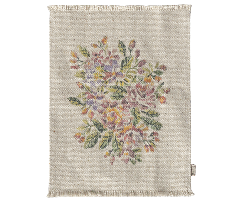 Maileg Rug with Flowers Large