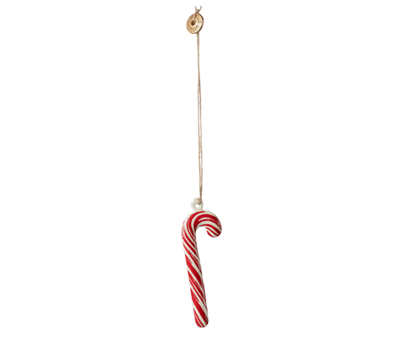 Maileg Stripe Sugar Cane Metal Ornament