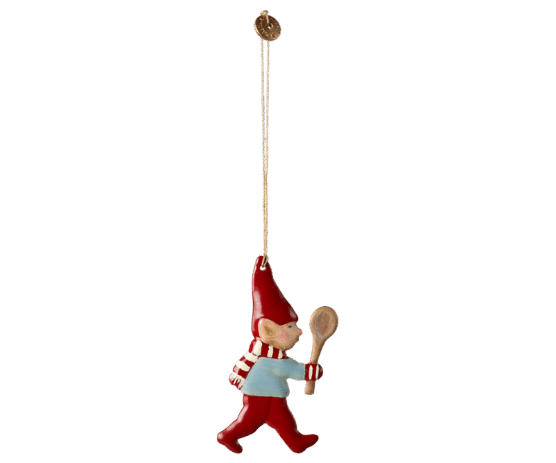 Maileg Pixy With Spoon Metal Ornament
