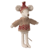 Knitted Sweater and Hat for Mum Mouse made by Maileg