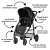 Diono Quantum 4 3-in-1 Travel System With LiteClik 30 R SafePlus Infant Car Seat