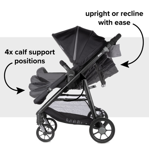 Diono Quantum 4 3-in-1 Travel System With LiteClik 30 R SafePlus Infant Car Seat