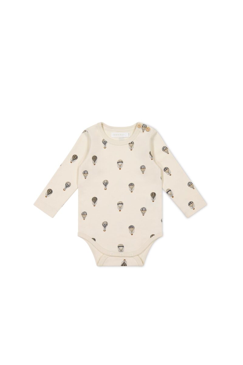 Organic Cotton Fernley Bodysuit in Montgolfiere Cloud