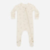 Bamboo Zip Footie In Bears from Quincy Mae
