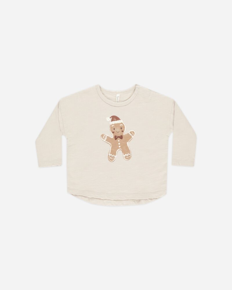 Rylee + Cru Long Sleeve Tee in Gingerbread