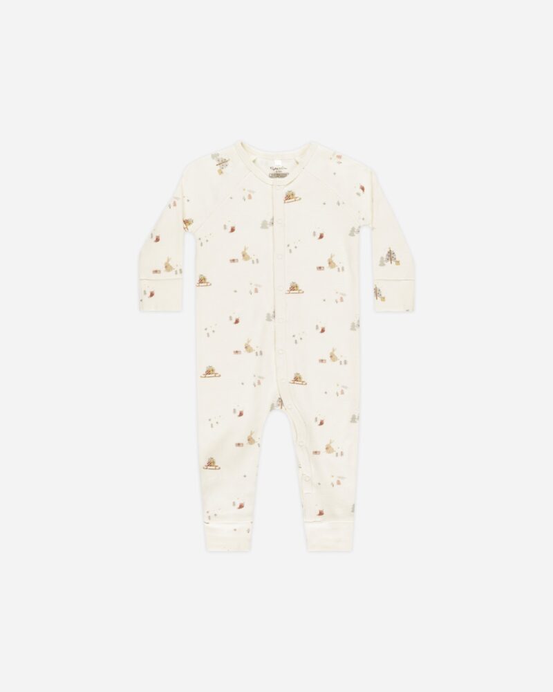 Organic Long John Pajamas in Presents from Rylee + Cru