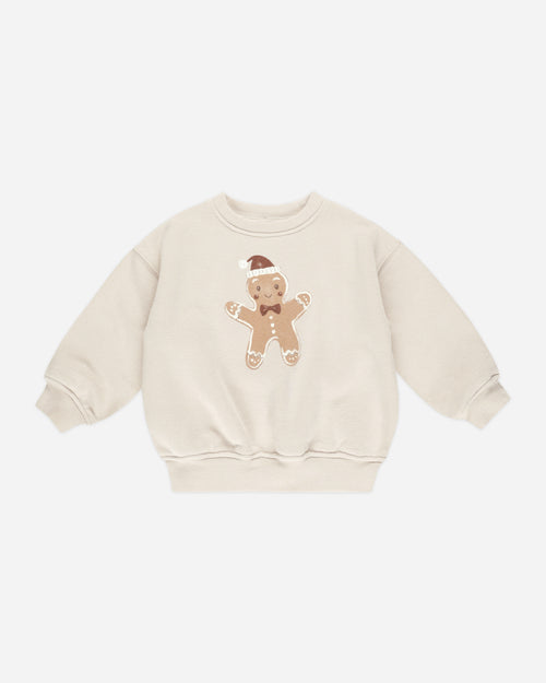Relaxed Sweatshirt in Gingerbread from Rylee + Cru