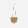 Bear Purse in Gold from Rylee + Cru
