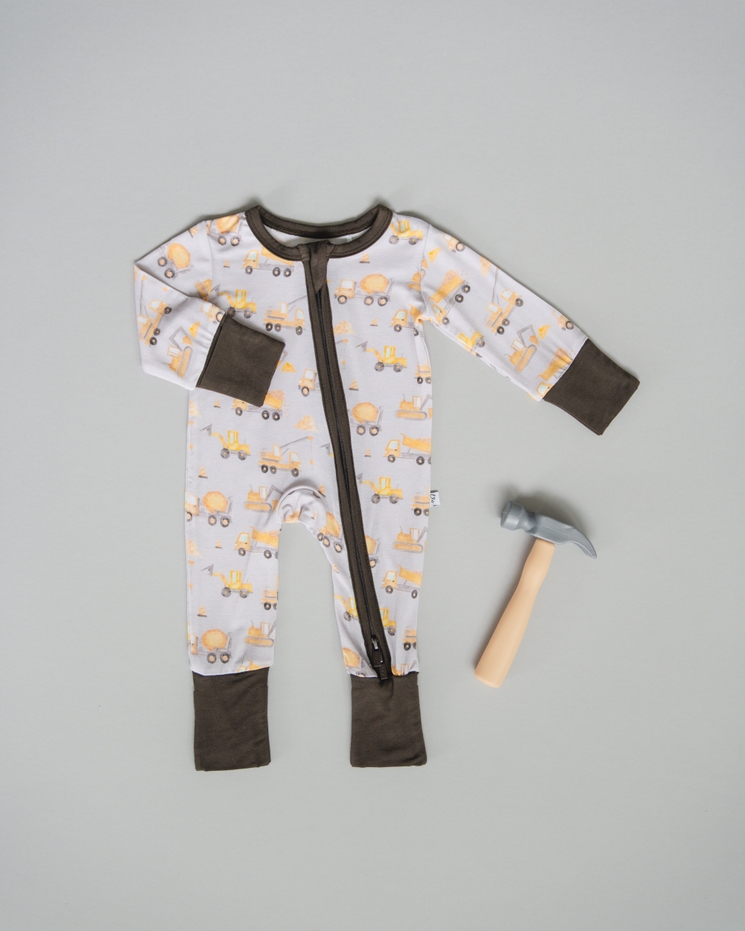 Grayson Bamboo Viscose Convertible Footie from Laree + Co