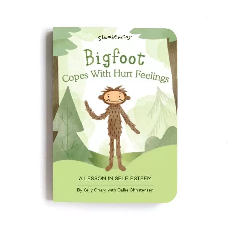 Slumberkins Bigfoot Copes With Hurt Feelings Board Book