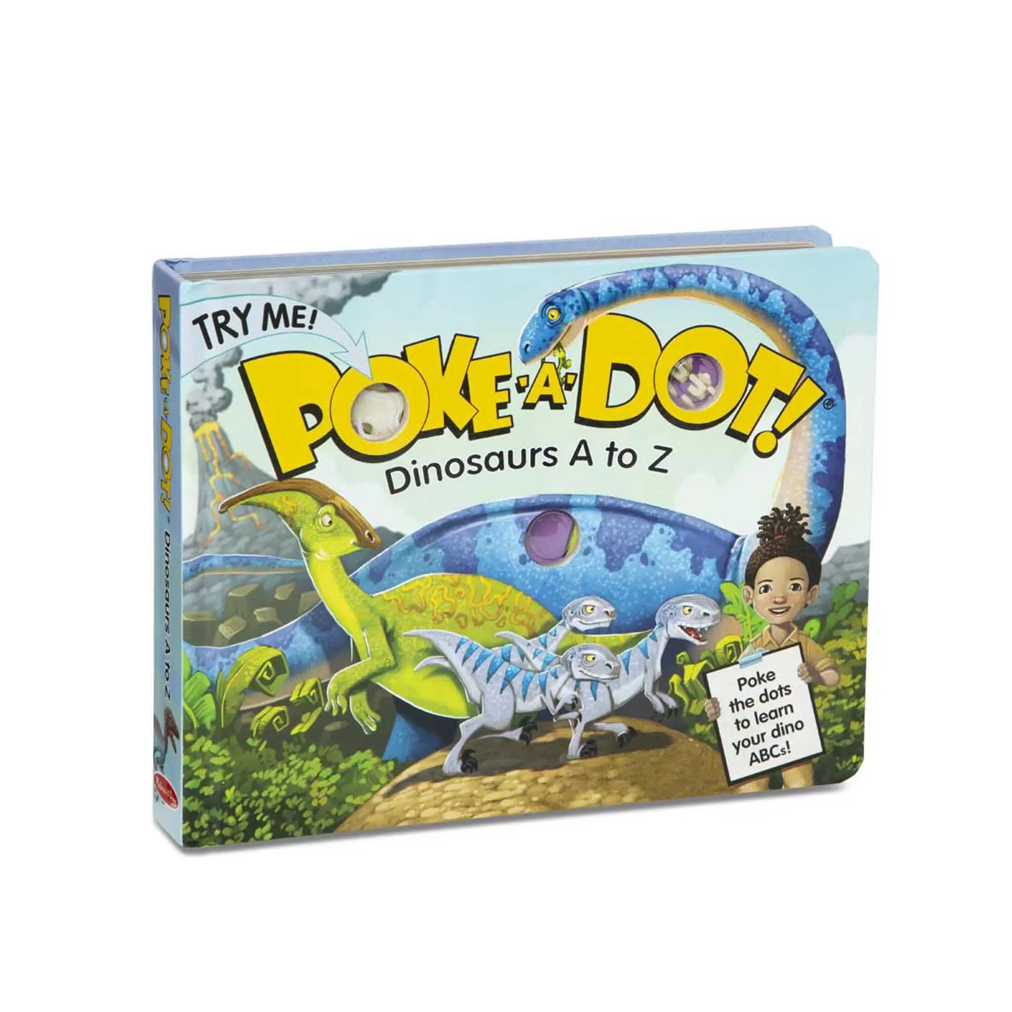 Melissa & Doug Poke-A-Dot: Dinosaurs A to Z Book