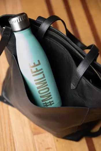 #momlife water bottle