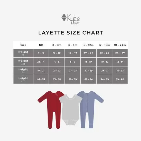Kyte Baby Bamboo Zippered Footie Sleeper in Buzz