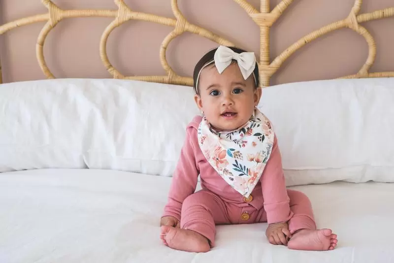 Copper Pearl Autumn Baby Bandana Bib Set 4-pack