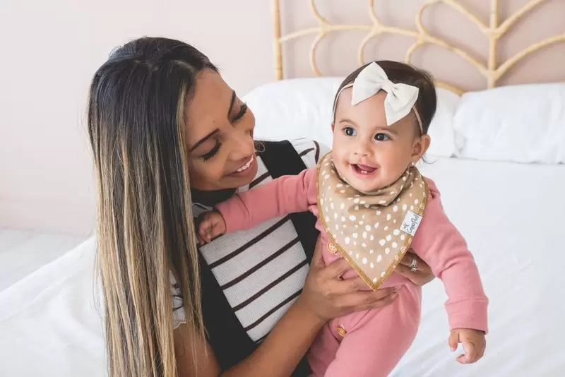 Copper Pearl Autumn Baby Bandana Bib Set 4-pack