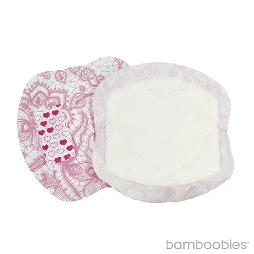 Bamboobies Ecopure Disposable Bamboo Nursing Pads 60 CT