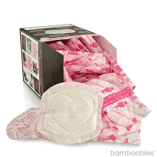 Bamboobies Ecopure Disposable Bamboo Nursing Pads 60 CT