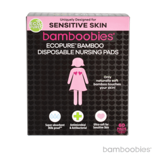 Bamboobies Ecopure Disposable Bamboo Nursing Pads 60 CT