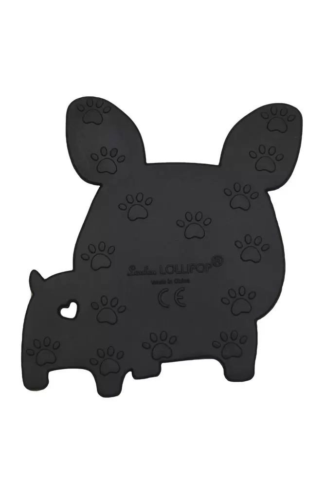 Silicone dog teether for babies