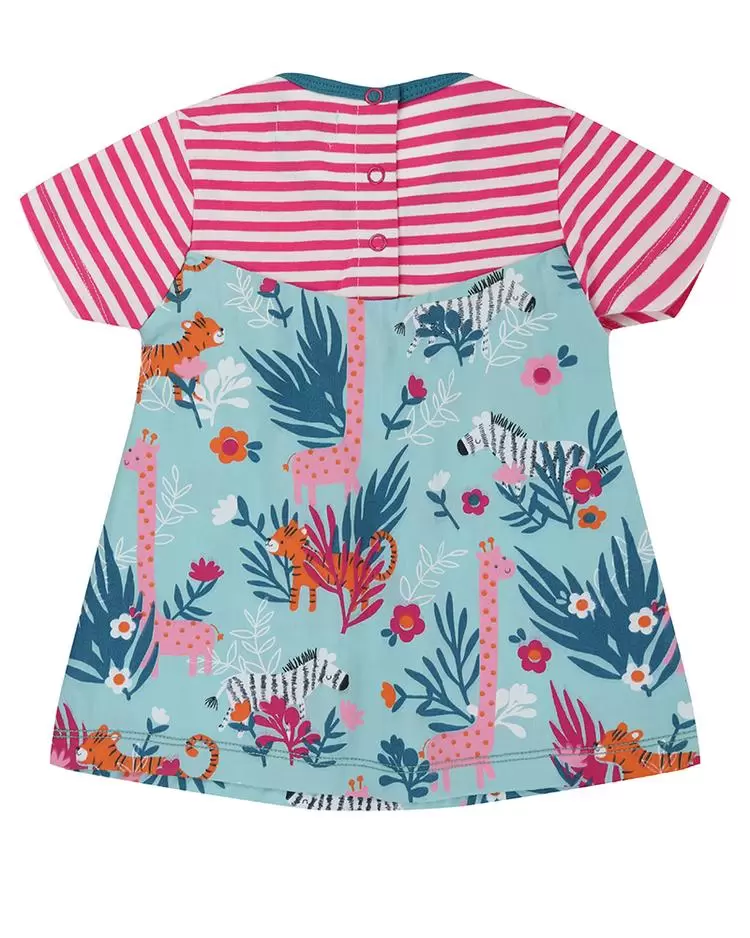 Lilly+Sid Safari Theme Organic Mix Dress