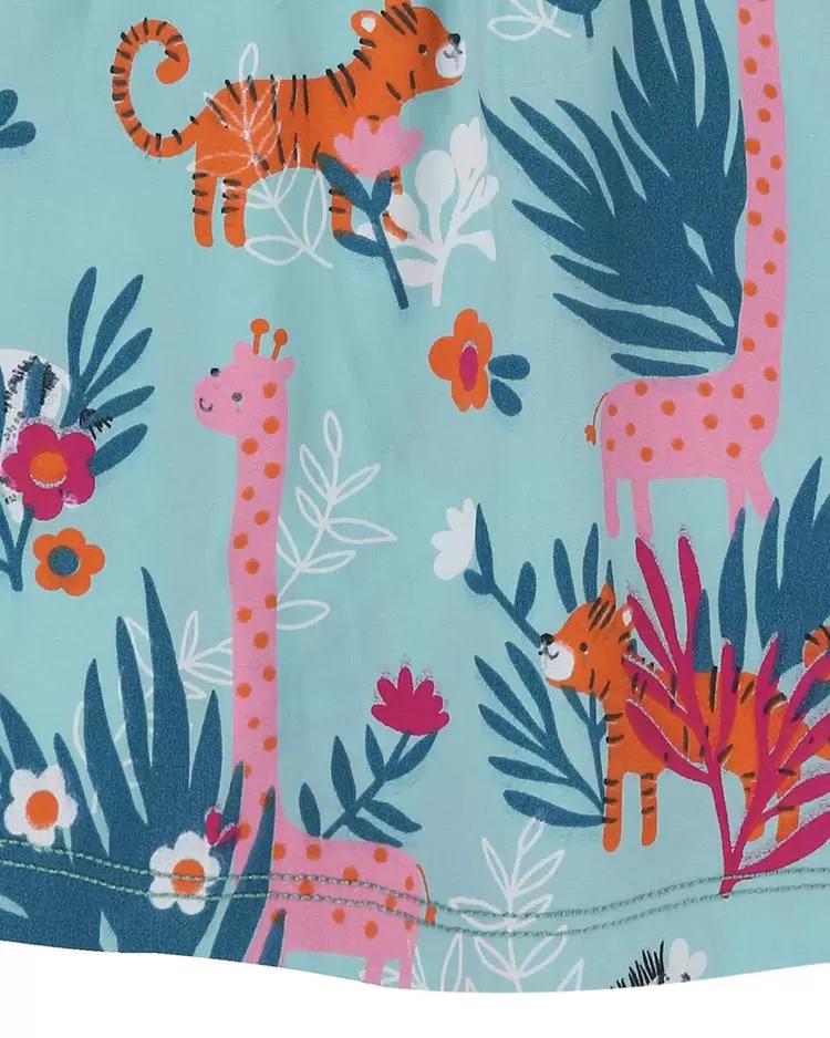 Organic Collection Safari Print Dress