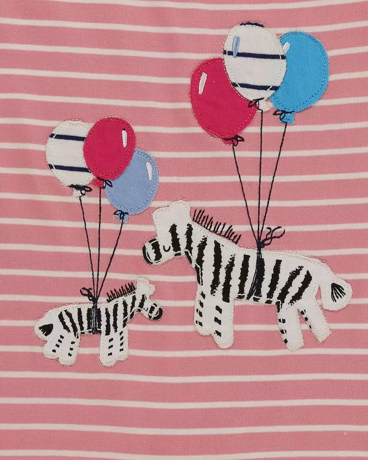 Organic Collection Zebra Romper Lilly & Sid