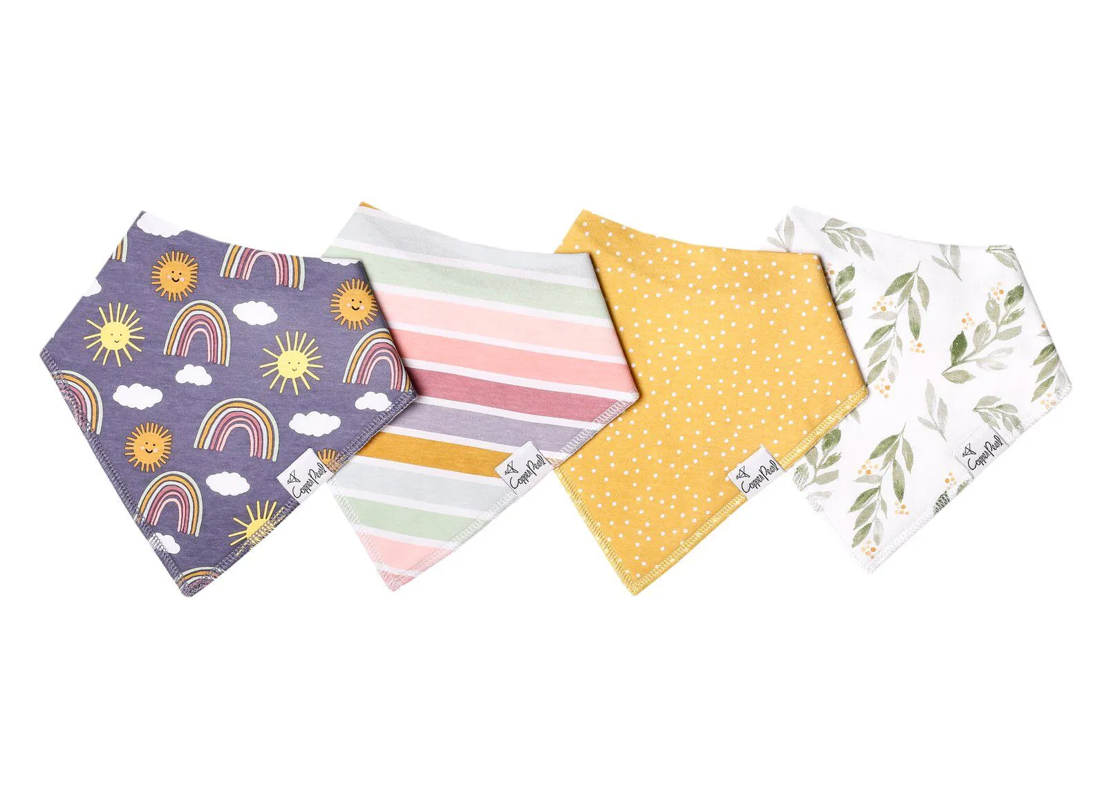 Copper Pearl Hope Bandana Bib Set 4-Pack