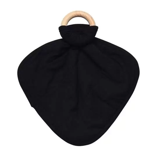 Kyte BABY Midnight Lovey with Removable Wooden Teething Ring