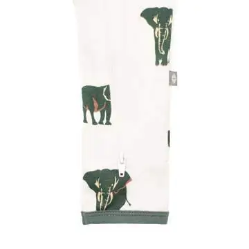 Kyte BABY Zippered Romper in Elephant