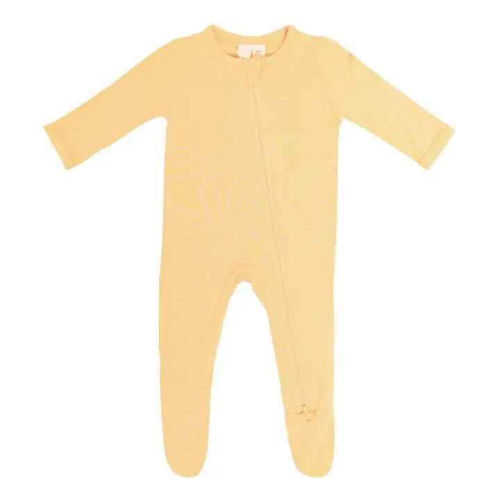 Kyte Baby Bamboo Zippered Footie Sleeper in Honey