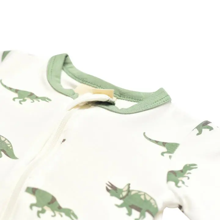 Kyte Baby Zippered Romper in Dino
