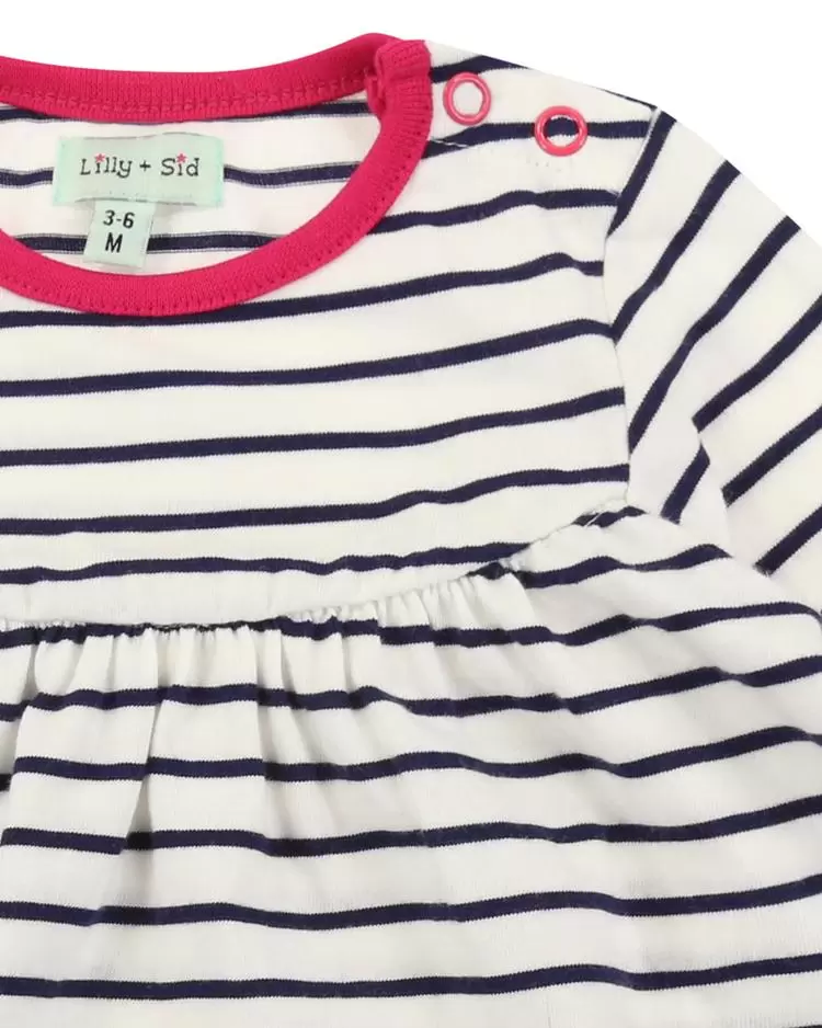 Swan Applique Jersey Dress by Lilly + Sid- FINAL SALE