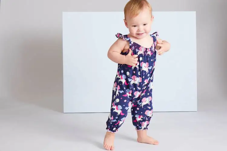 Pegasus Woven Dungaree by Lilly + Sid