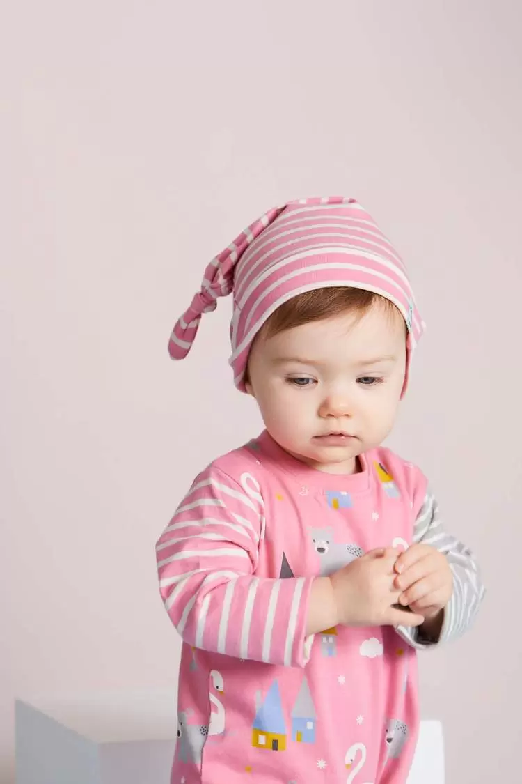 Swan Print Playsuit with Hat Set by Lilly + Sid- FINAL SALE