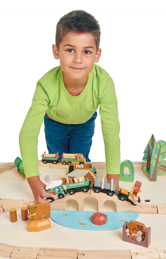 Expansive Play Set Tender Leaf Toys Trains
